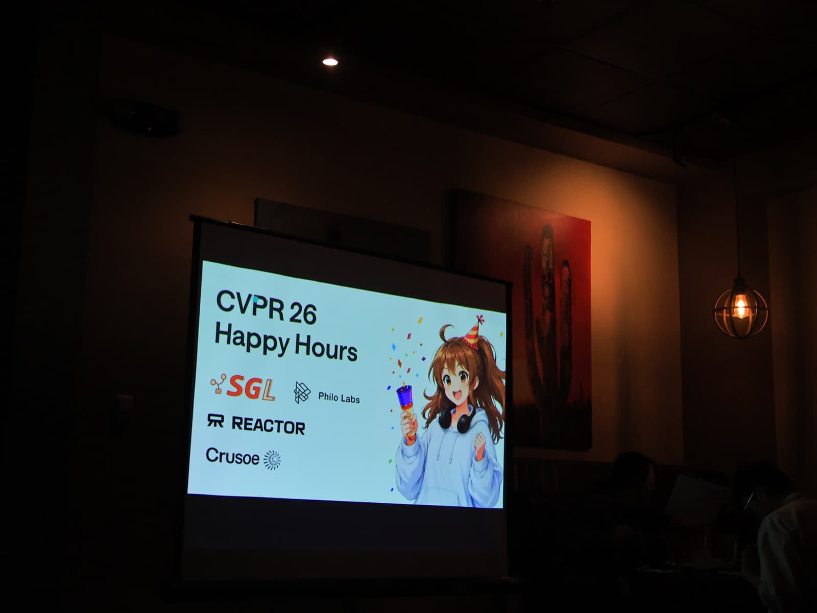 CVPR 2026 Happy Hours co-hosted with SGLang, Philo Labs, REACTOR, and Crusoe